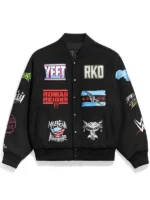 WWE 2026 Superstar Logos Varsity Jacket