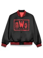 WWE NWO Wolfpac Black Satin Jacket