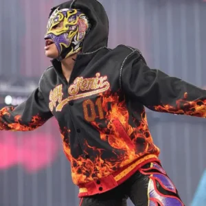 WWE SummerSlam 2025 Rey Fenix Hooded Jacket