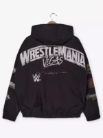WWE WrestleMania Logos Windbreaker Hooded Jacket