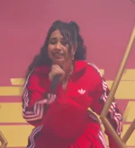 Alanis Morissette FIFA World Cup 2026 Opening Ceremony Red Varsity Jacket