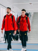 Belgium Adidas FIFA World Cup 2026 Tiro Travel Windbreaker